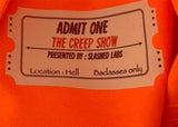 Creep show cropped hoodie