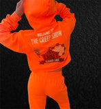 Creep show cropped hoodie